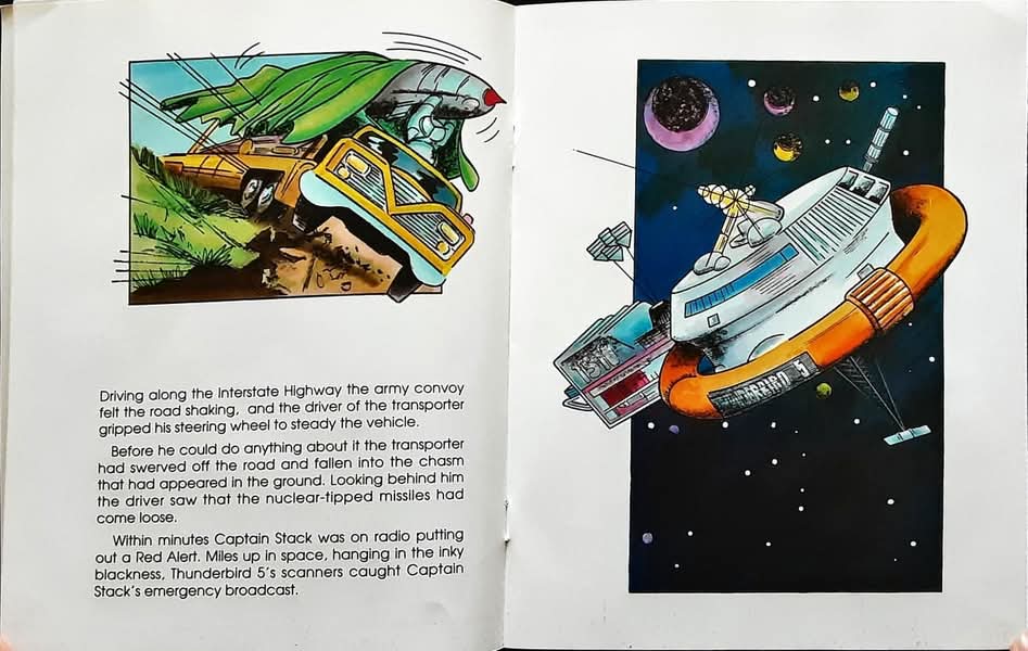 หนังสือนิทานปกอ่อน** 🍅🍓THUNDERBIRDS TO THE RESCUE