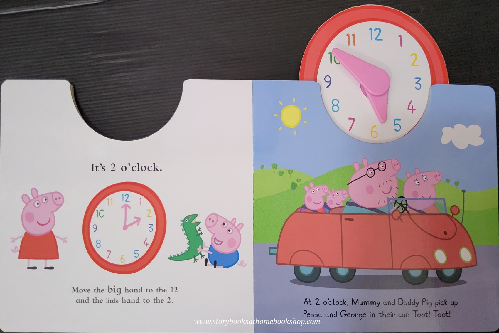 BOARD BOOK** 🍅🍅PEPPA PIG:PEPPA'S BUSY DAY (WITH CLOCK)