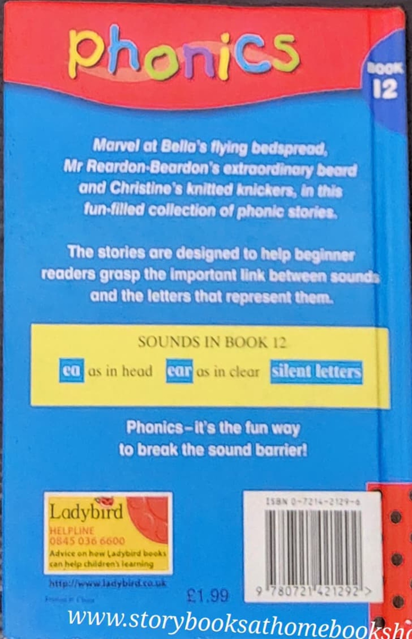 หนังสือนิทานปกแข็ง** 🍅PHONICS BELLA'S BEDSPREAD #12