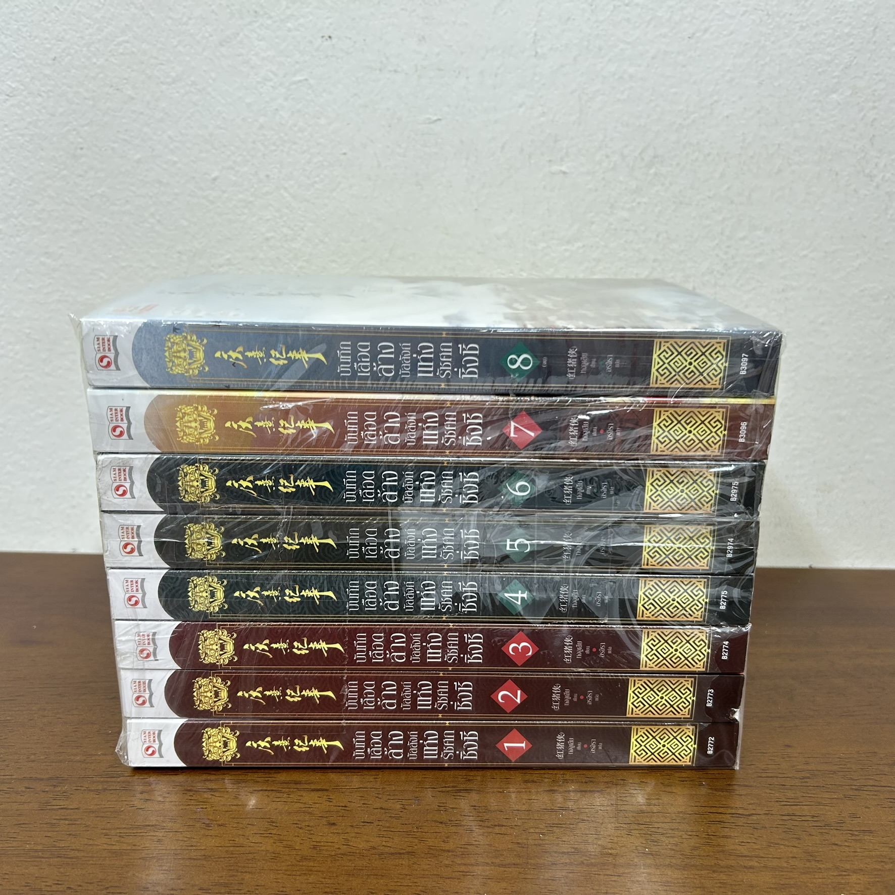 บันทึกเลือดล้างบัลลังก์แห่งรัชศกชิ่งซี เล่ม 1-8 จบ ... หงจูเสีย เขียน (มือสอง) นิยาย แปลจีน กำลังภายใน สยามอินเตอร์