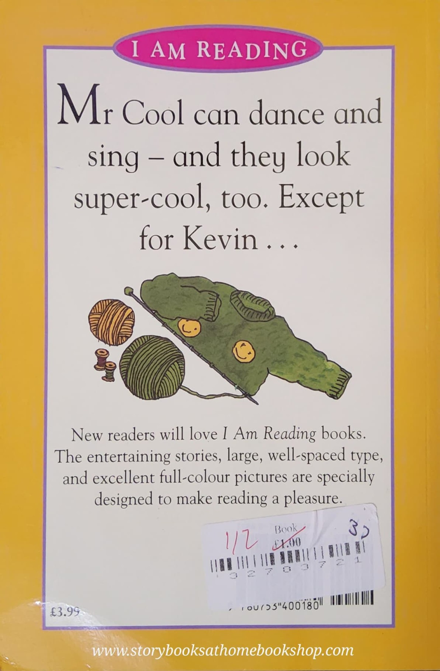 หนังสือนิทานปกอ่อน** 🍅🍓I AM READING: MR COOL by JACQUELINE WILSON.STEPHEN LEWIS