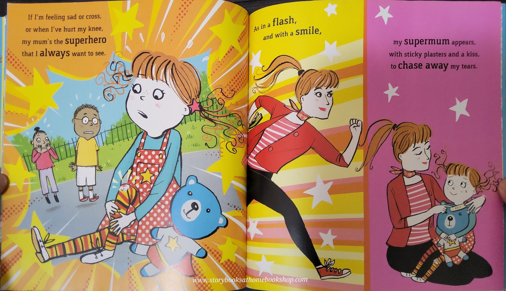 หนังสือนิทานปกอ่อน** 🍅🍓SUPERHERO MUM BY TINOTHY KNAPMAN.JOE BERGER