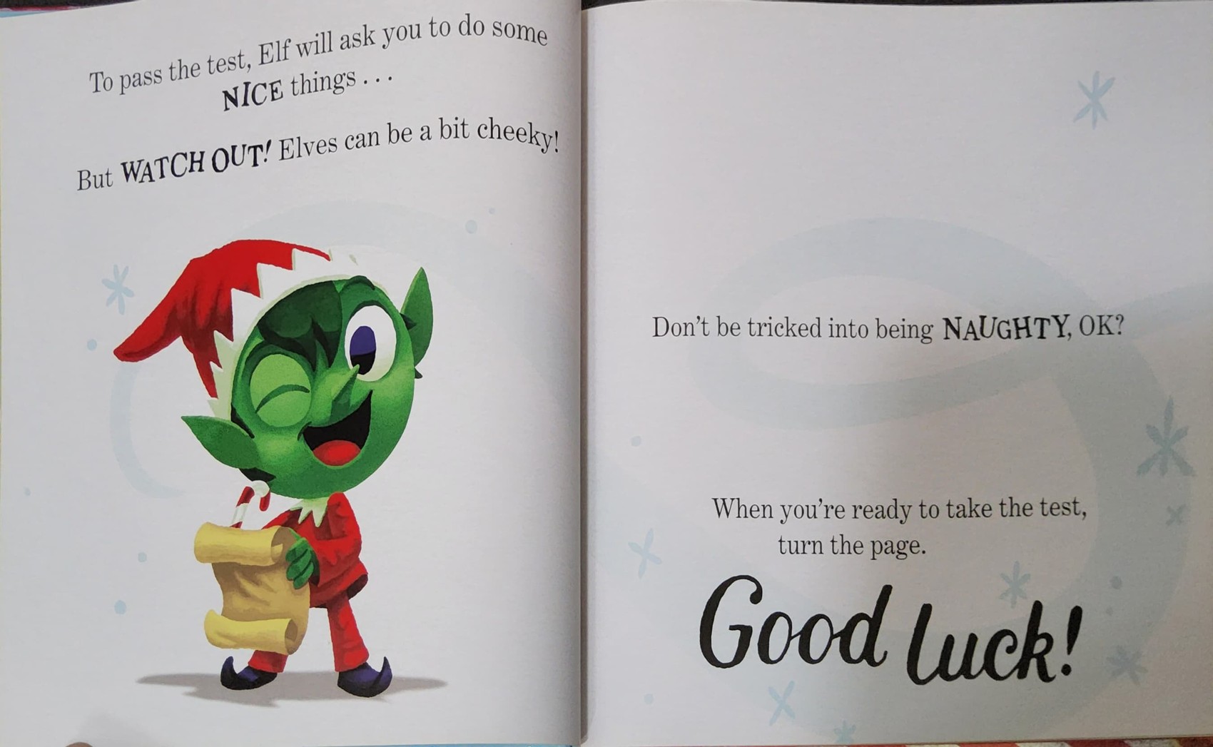 หนังสือนิทานปกแข็ง** 🍓🍓THERE'S AN ELF IN YOUR BOOK