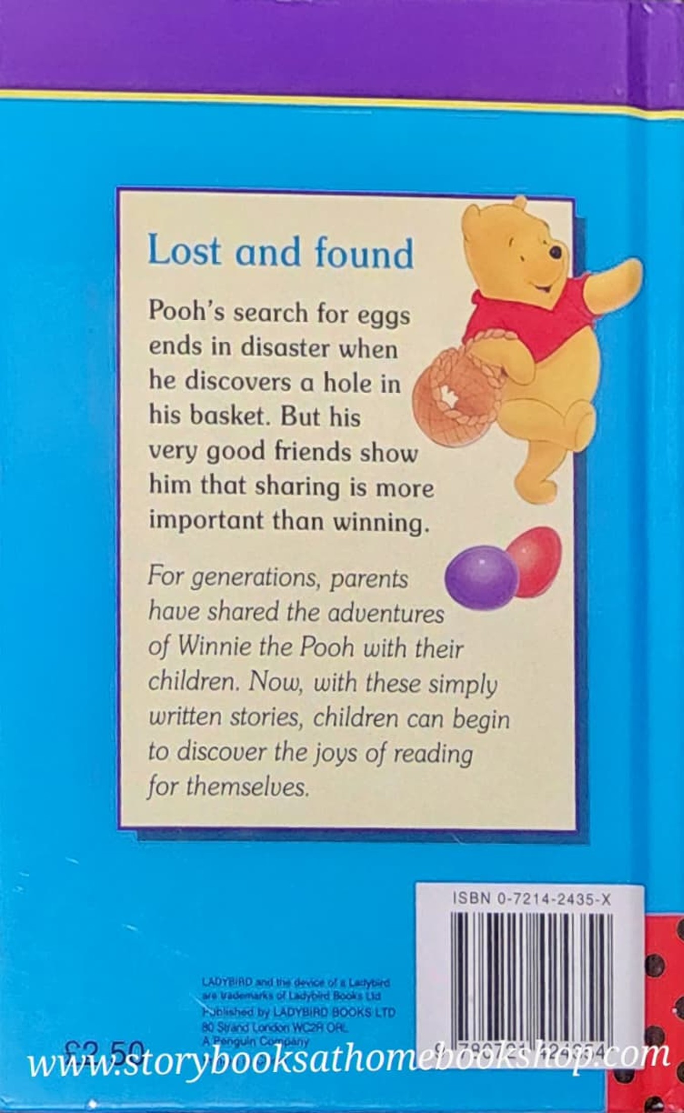 หนังสือนิทานปกแข็ง** ♥️DISNEY'S FIRST READERS:WINNIE THE POOH LOST AND FOUND