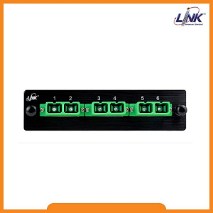 3 SC Duplex Snap-In Adapter PLATE (SM & APC.) (แผง SNAP SM, SC 6 F)
