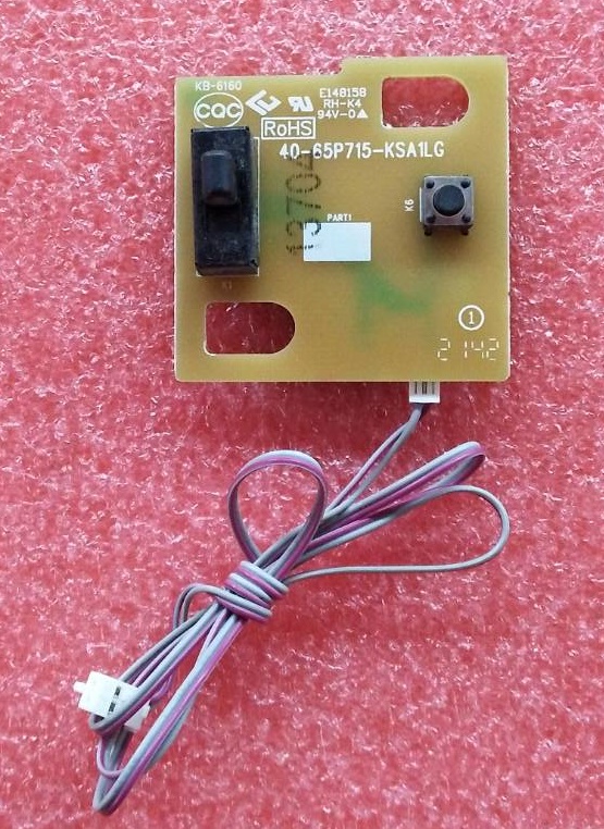 ตัวรับสัญญาณ รีโมทย์ TCL (ทีซีแอล) ของแท้ถอดจากเครื่อง รุ่น 43P725 พาร์ท40-65P715-KSA1LG