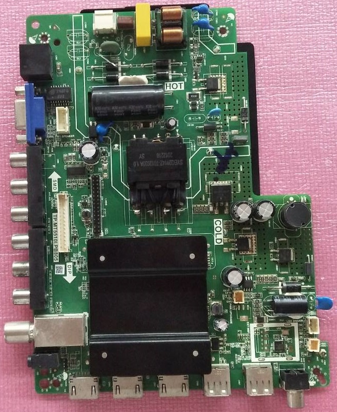 เมนบอร์ดเวิล์ดเทค WORLDTECH อะไหล่แท้/มือสองพร้อมใช้งาน รุ่นWT-LED4001 พาร์ทTP.MT5510I.PB805 ทีบาร์ T390XVN02.0