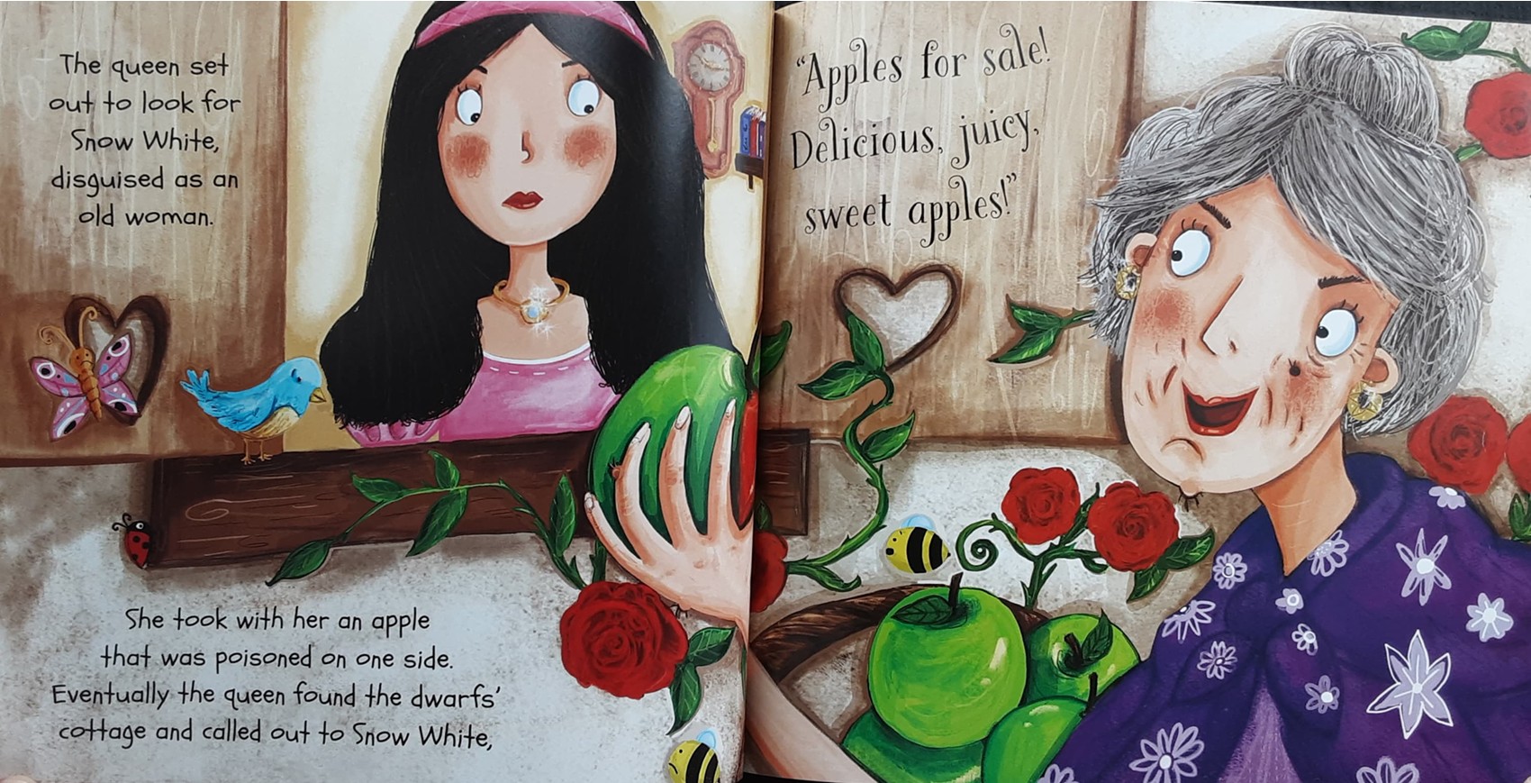 หนังสือนิทานปกอ่อน 🍅🍓Princess Time Snow White and the Seven Dwarfs