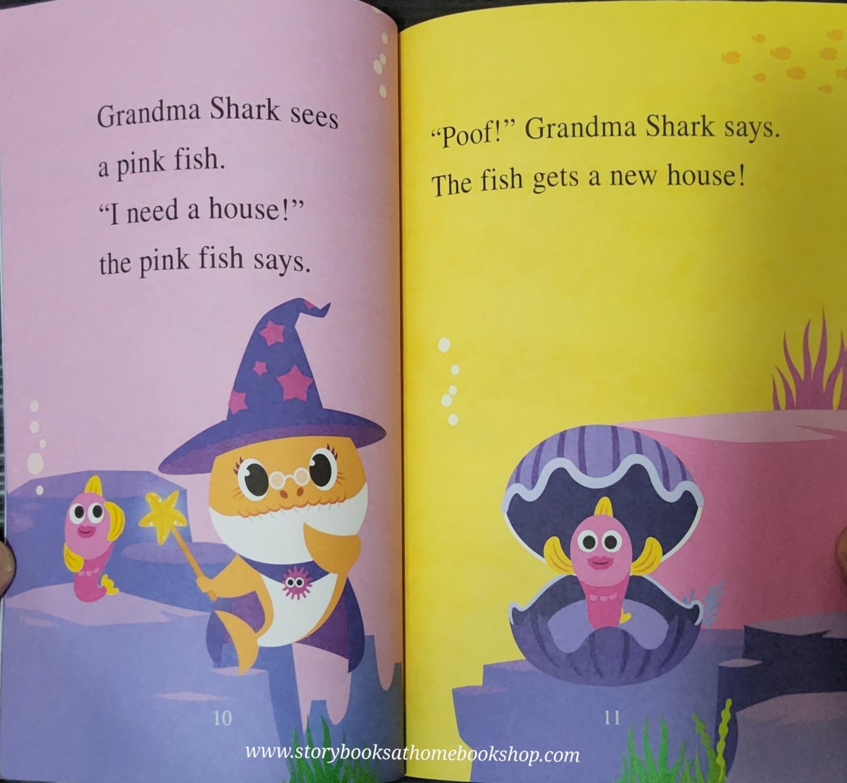 หนังสือนิทานปกอ่อน** 🍅🍅I CAN READ!: PINK FONG BABY SHARK AND THE MAGIC WAND