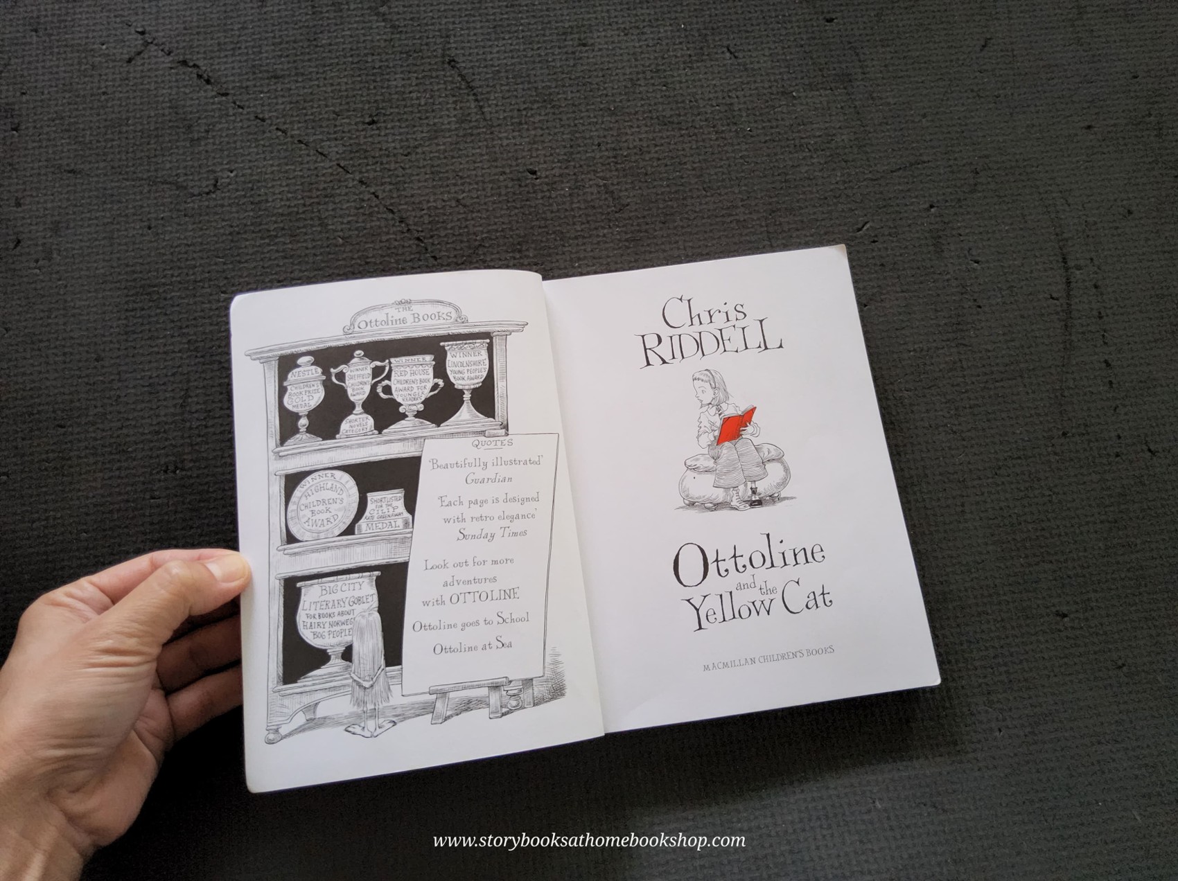 วรรณกรรมเยาวชน** **หนังสือนิทานปกอ่อน** 🍅🍓CHRIS RIDDELL:OTTOLINE AND THE YELLOW CAT