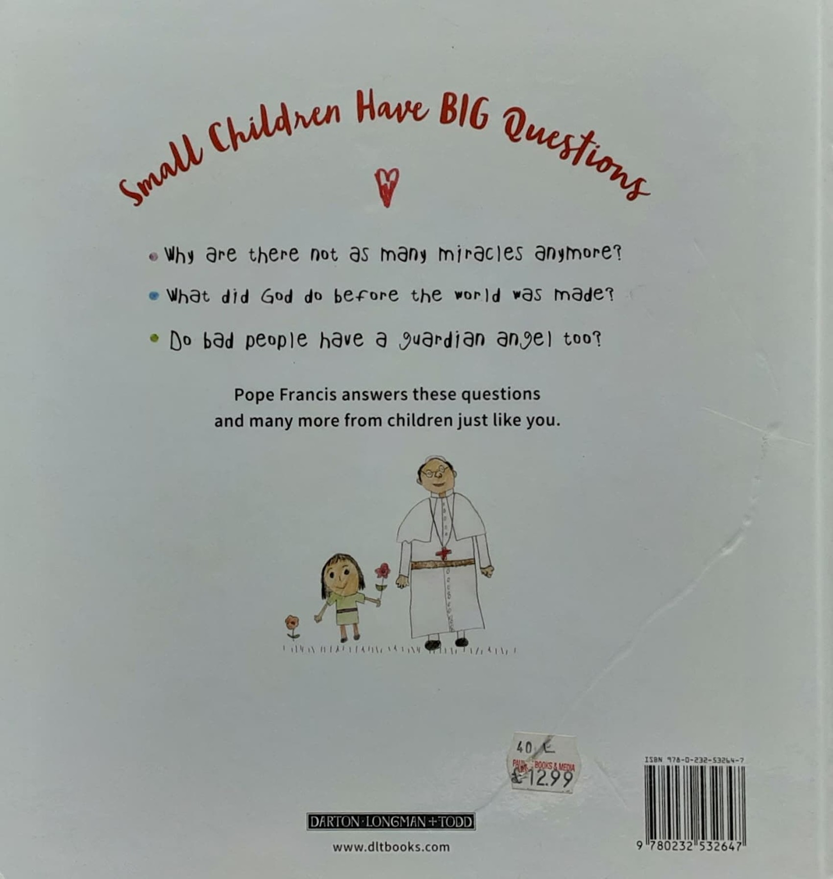 หนังสือนิทานปกแข็ง 🍅🍓Dear Pope Francis (The Pope Anserts Letters from Children Around the World)