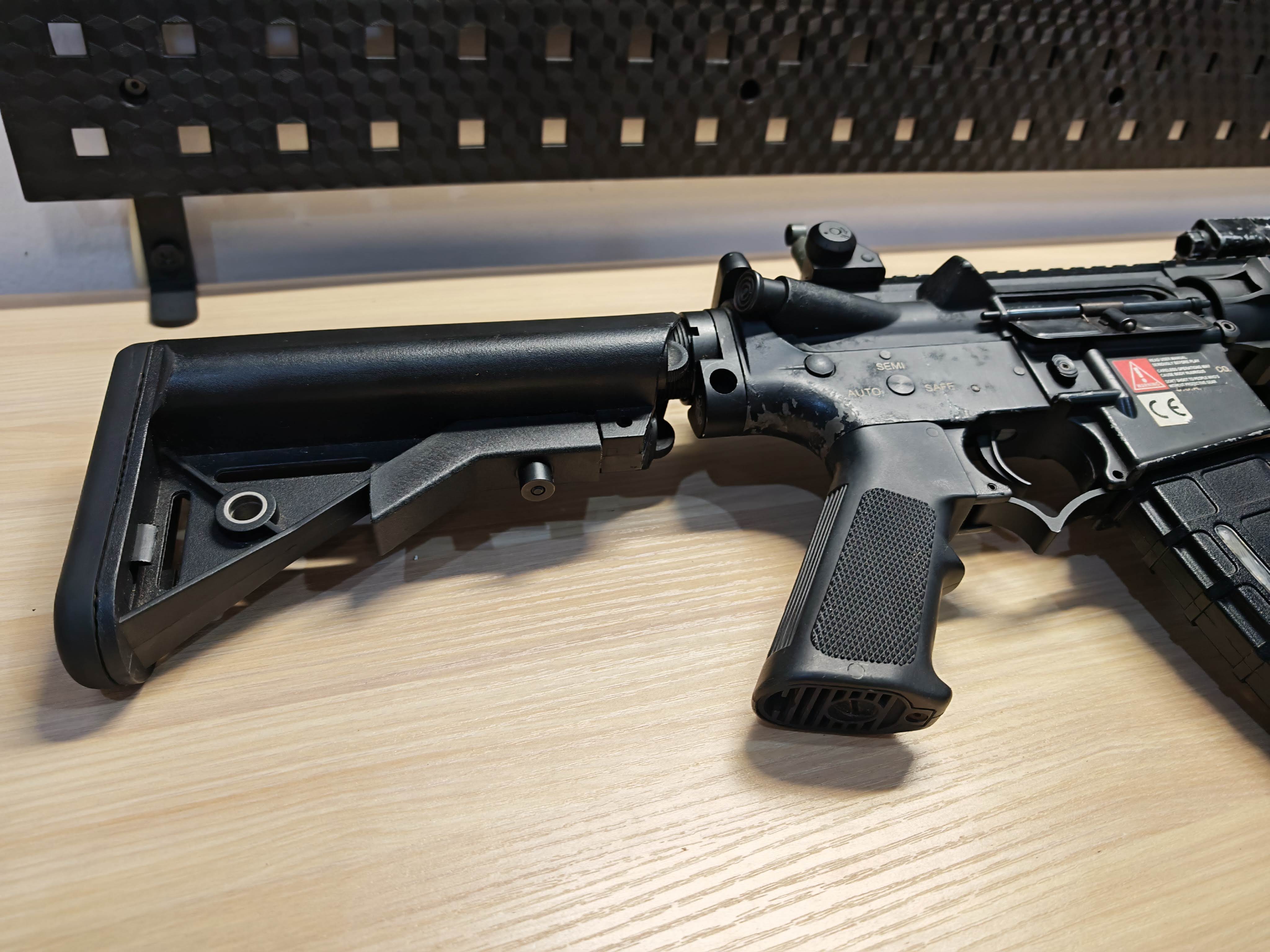 Golden Eagle M4 ติดบอร์ด BR แต่งเกียร์ มอเตอร์แต่ง เรทบอลสูง โลหะทั้งตัว AEG BB Gun บีบีกัน Airsoft Gun ปืนอัดลม ปืนยาวไฟฟ้า มือสอง