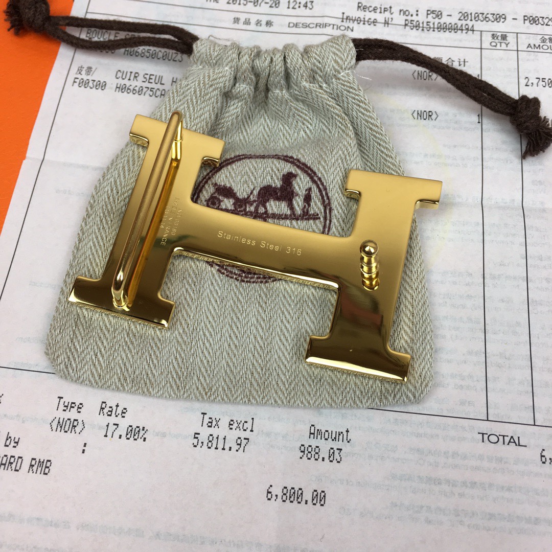 [Pre-order]เข็มขัดแอเมส H belt buckle & Reversible leather strap 38 mmใส่ได้ทั้งสองด้านเกรด VIP คุณภาพที่ดีที่สุด สำเนา