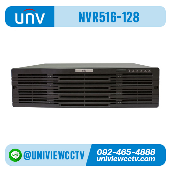 เครื่องบันทึก UNIVIEW รุ่น NVR516-128 จำนวน 128 ช่อง