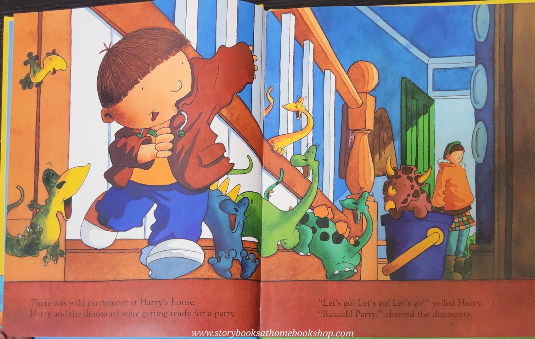 หนังสือนิทานปกแข็ง** 🍅🍅HARRY AND THE DINOSAURS HAVE A HAPPY BIRTHDAY