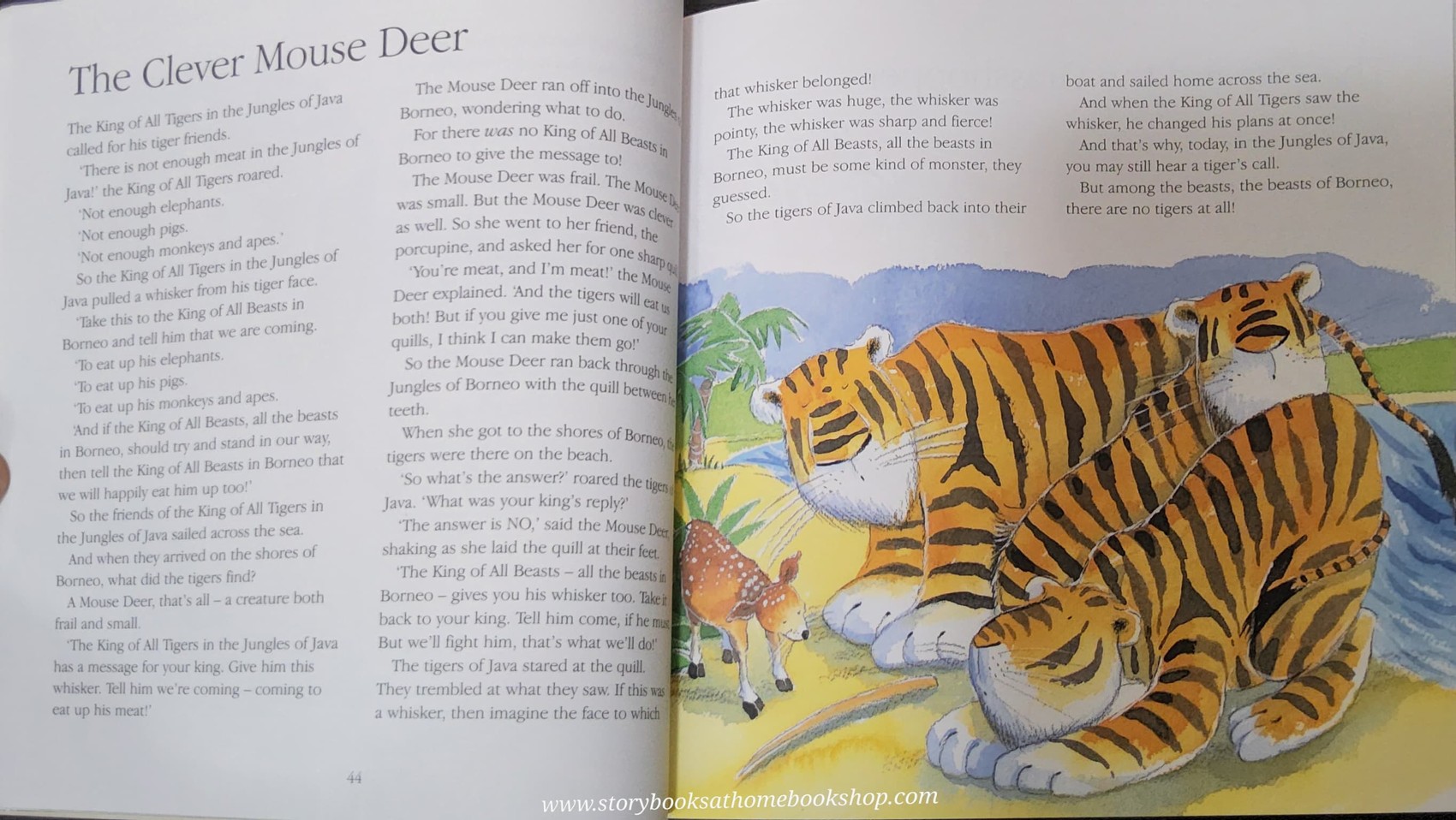 หนังสือนิทานปกอ่อน** 🍅🍅THE LION STORYTELLER BOOK OF ANIMAL TALES BY BOB HARTMAN