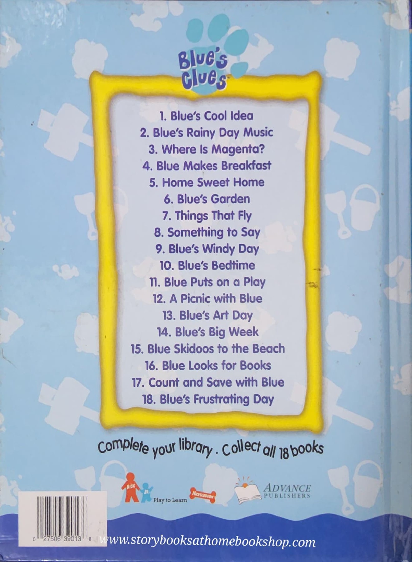 หนังสือนิทานปกแข็ง ** ♥️BLUE'S CLURES: BLUE'S ART DAY