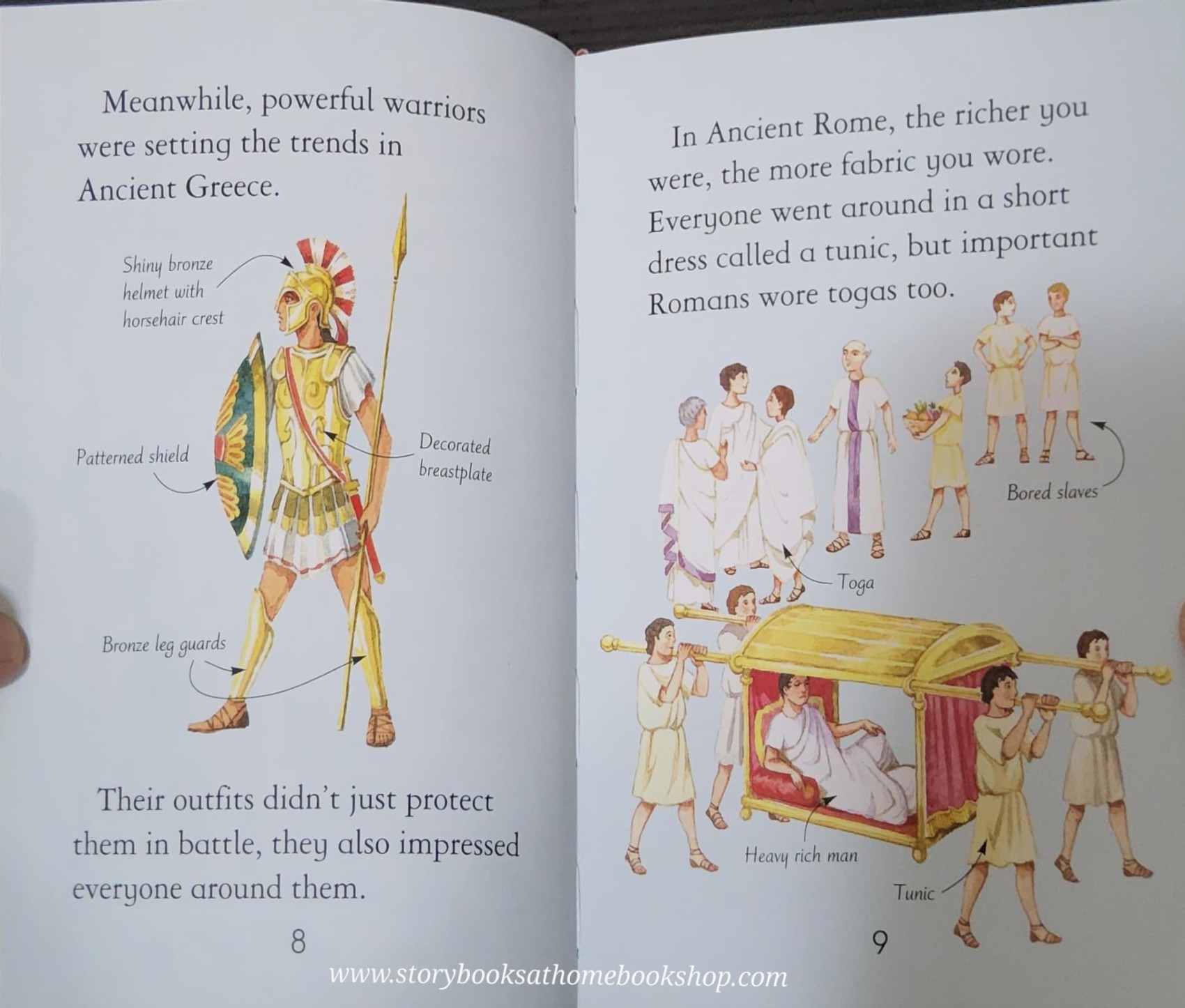 หนังสือนิทานปกแข็ง ** 🍅🍓 USBORNE YOUNG READING:THE FABULOUS STORY OF FASHION