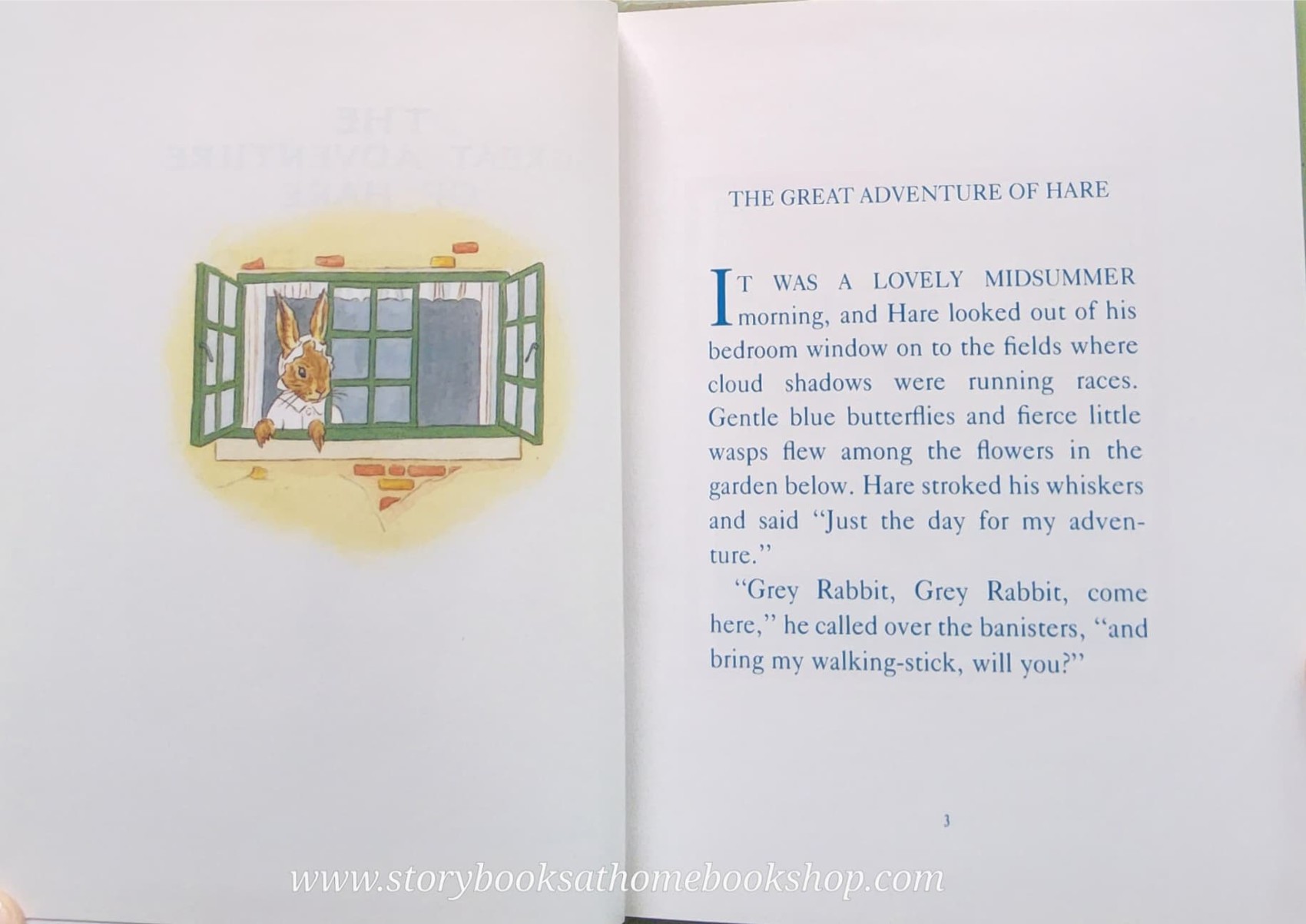 หนังสือนิทานปกแข็ง** 🍓🍓THE GREAT ADVENTURE OF HARE BY ALISON UTTLEY