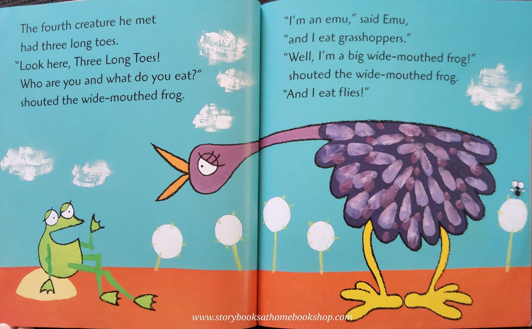 หนังสือนิทานปกอ่อน** 🍅THE BIG WIDE-MOUTHED FROG BY ANA MARTIN LARRANAGA