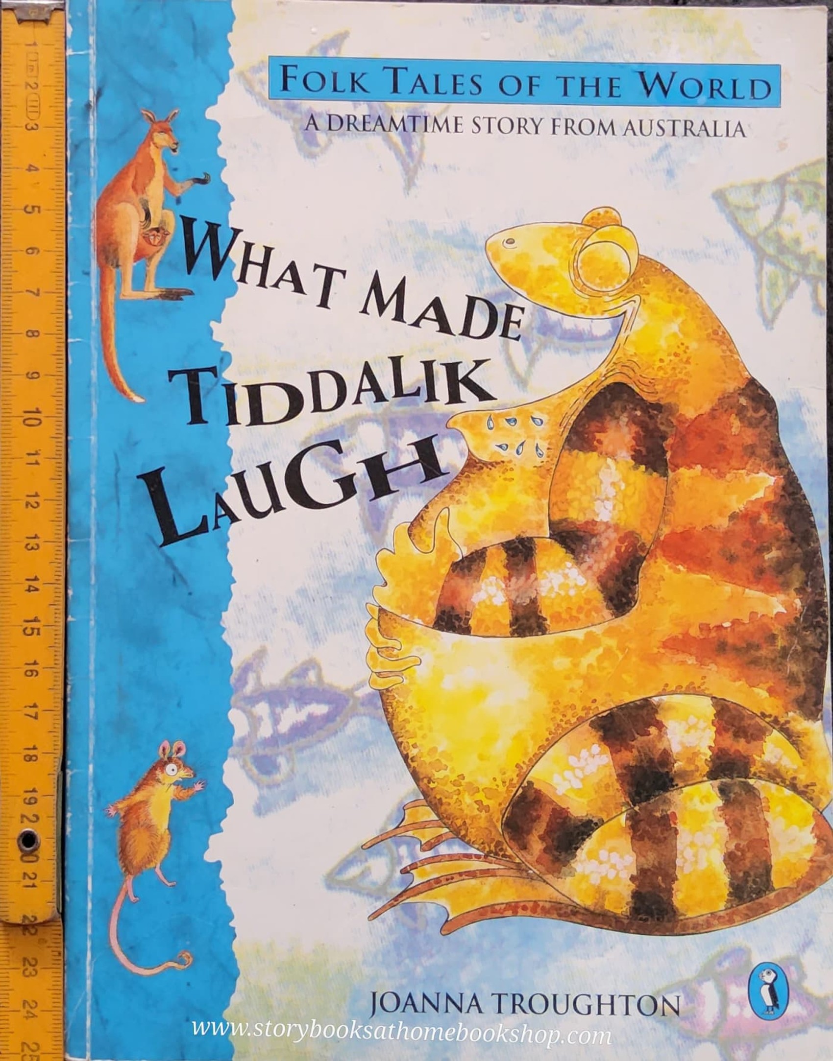 หนังสือนิทานปกอ่อน** 🍅🍓WHAT MADE TIDDALIK LAUGH BY JOANNA TROUGHTON