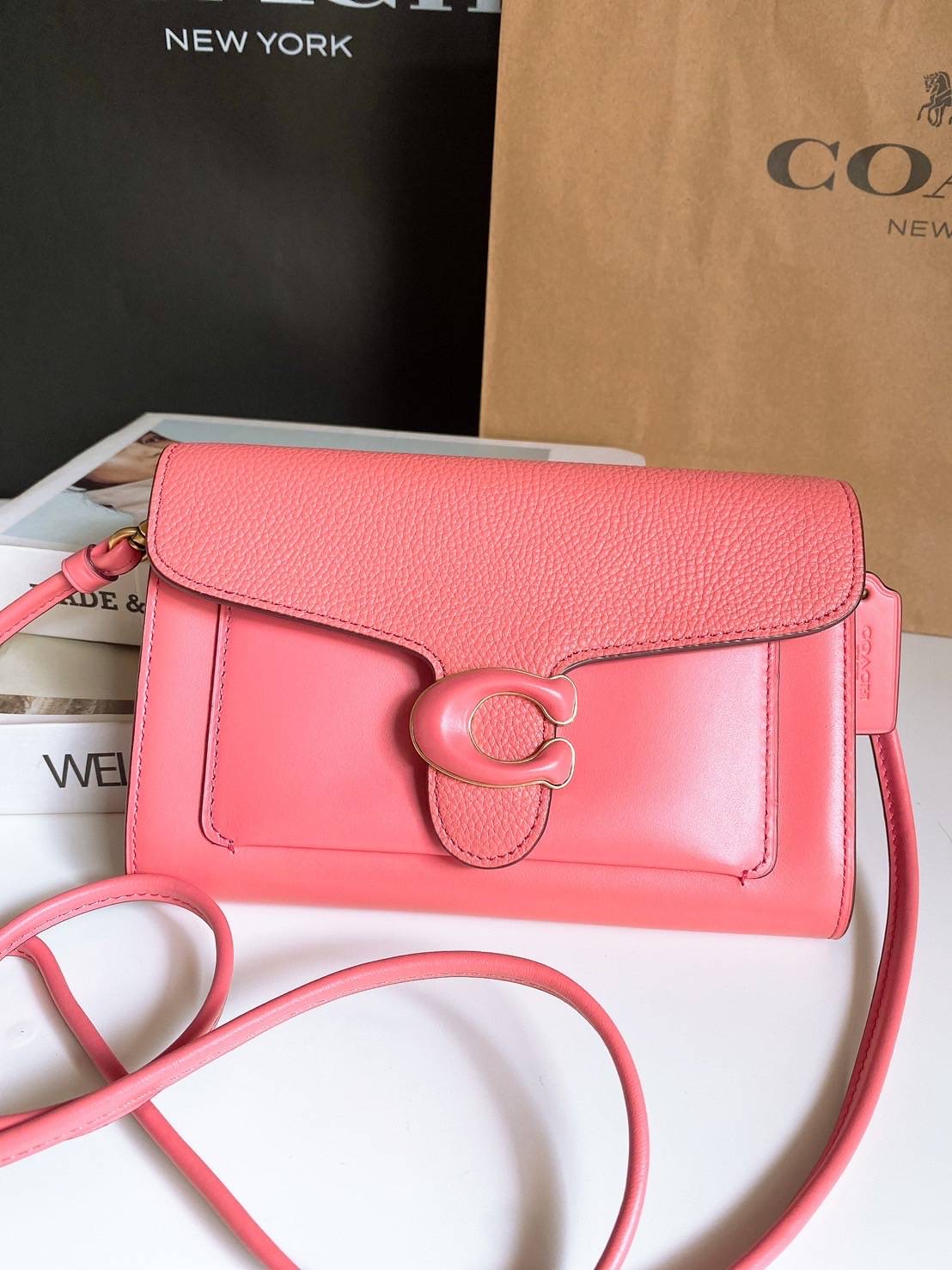 New Coach Tabby Chain Clutch