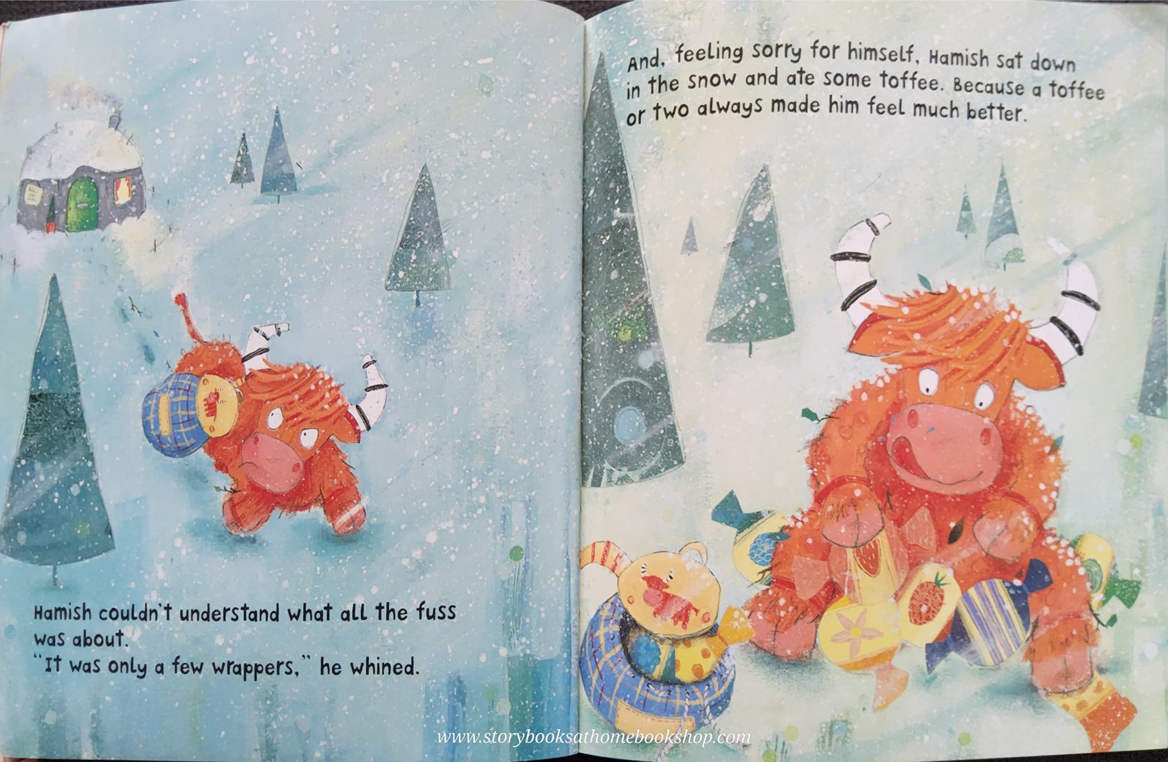 หนังสือนิทานปกอ่อน ปกกริทเตอร์** 🍅🍓HOME SWEET HAMISH BY NATALIE RUSSELL