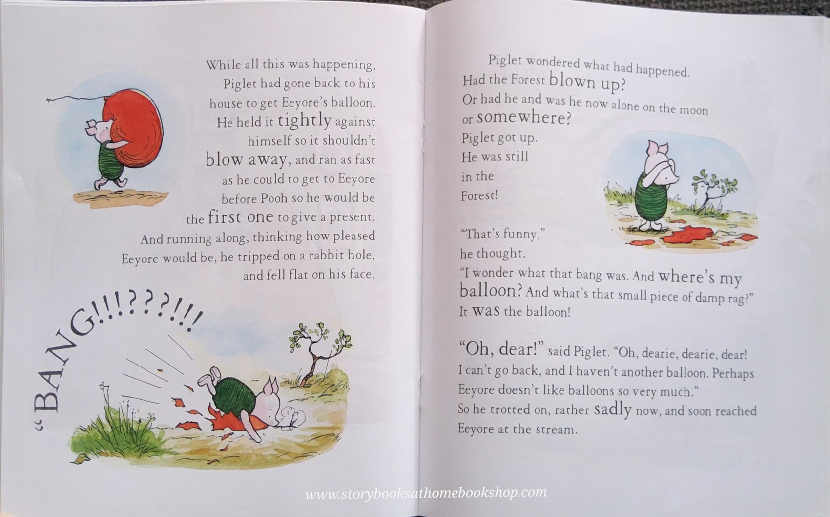 หนังสือนิทานปกอ่อน** 🍅🍓WINNIE-THE-POOH AND FRIENDS: EEYORE HAS A BIRTHDAY