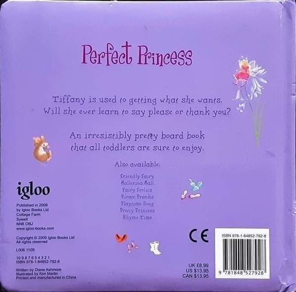 Board Book ** 🍅🍓Perfect Princess♥️♥️