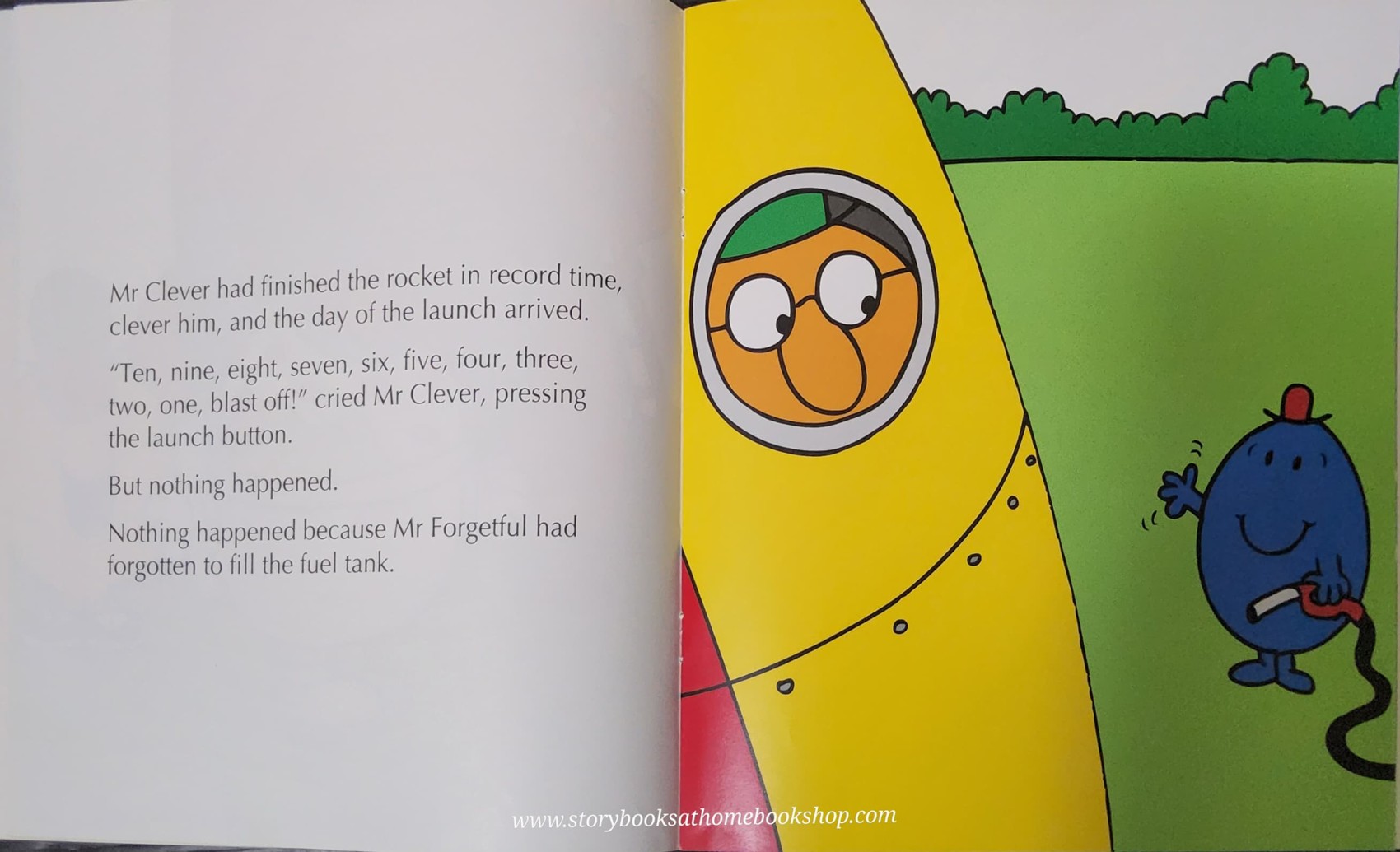 หนังสือนิทานปกอ่อน** 👉LITTLE MISS&MR.MEN👍 🍅🍓MR.SMALL TRIP TO THE MOON BY Roger Hargreaues