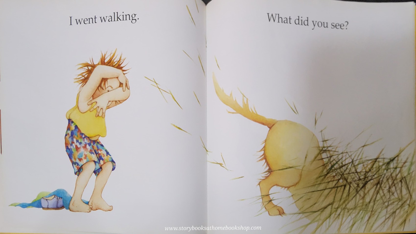 หนังสือนิทานปกอ่อน** 🍅🍓I WENT WALKING BY SUE MACHIN&JULIE VIVAS