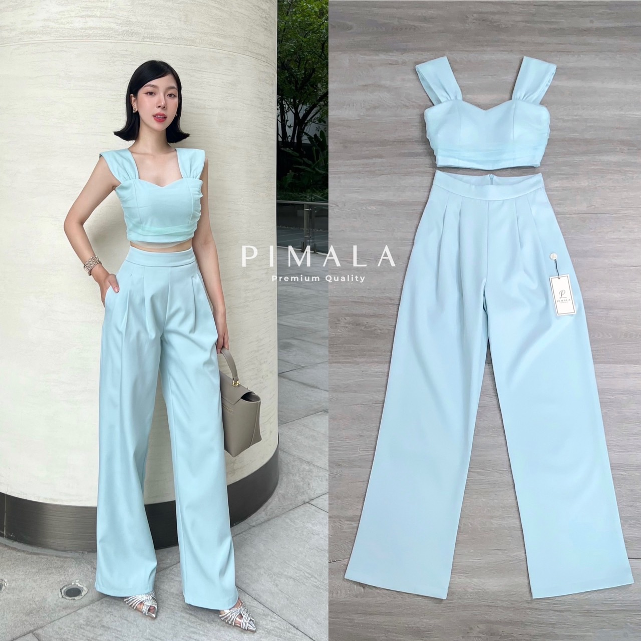 SETเสื้อ+กางเกงขายาว