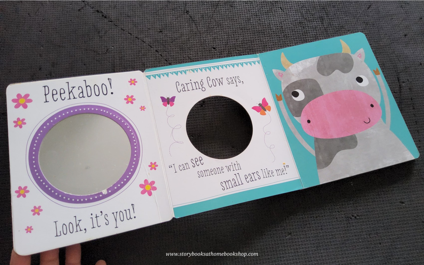BOARD BOOK ** ð
ðPEEKABOO! A FUN MIRROR GAME