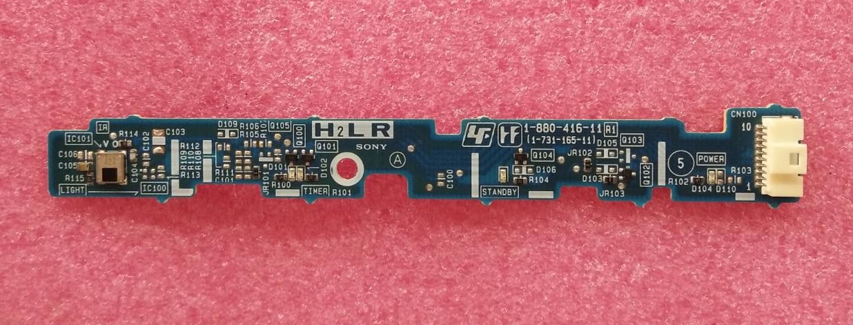 คีย์รับรีโมทย์/คีย์ทัชทีวี โซนี่ SONY ของแท้ถอดจากเครื่อง รุ่น KLV-32BX300 พาร์ท 1-880-416-11