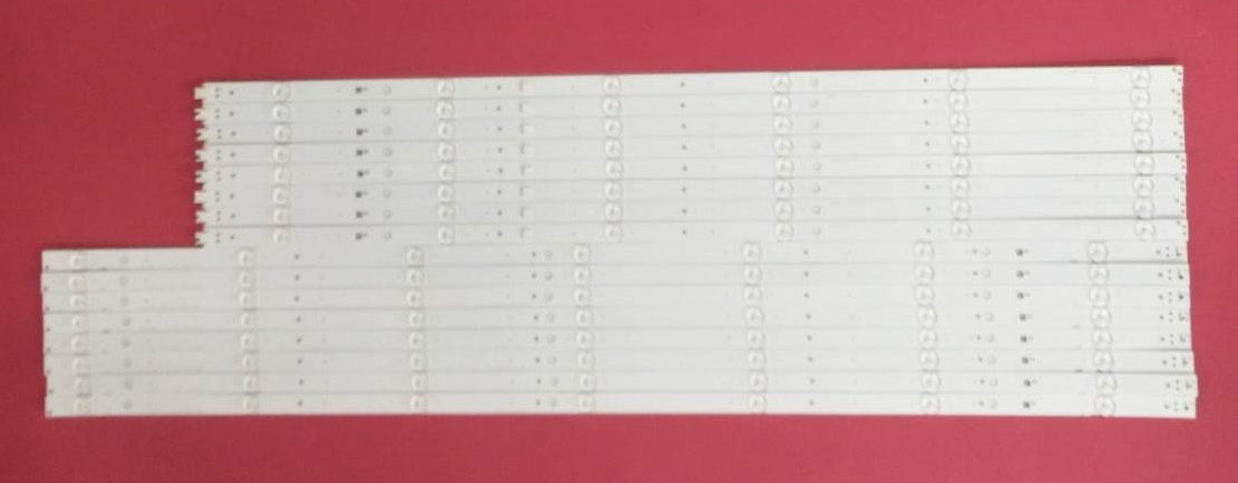 หลอดแบคไลน์ทีวี โซนี่ SONY ของใหม่โรงงาน รุ่น KD-75X8000G พาร์ท L3-3L-G5-BWP-R6-1 / L3-3L-G5-BWP-L7-1 LM41-00725A/00726A 1 ชุด8แถว16ชิ้น