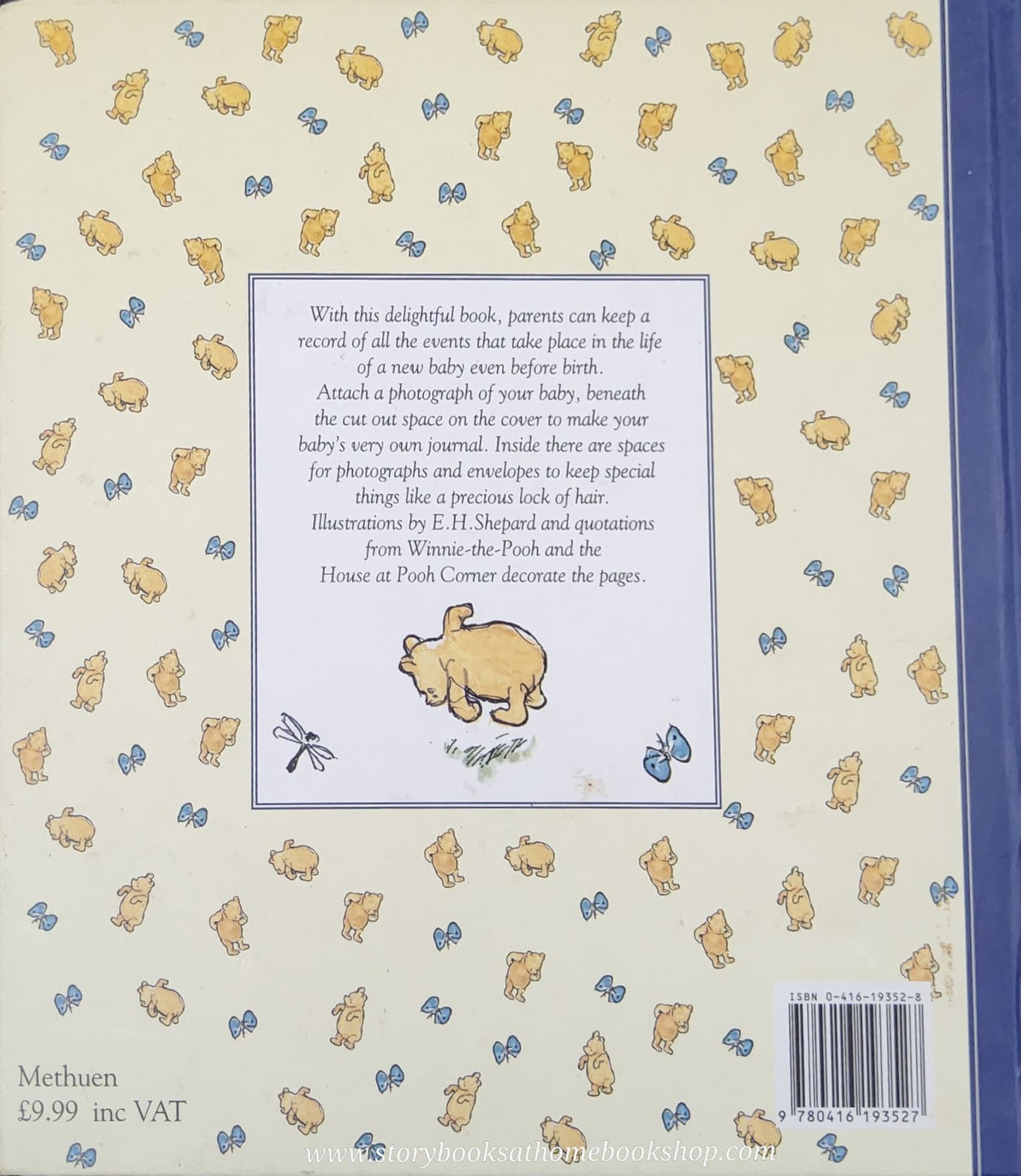 BABY DAYS MEMORY **หนังสือปกแข็ง** ♥️WINNIE THE POOH BABY DAY