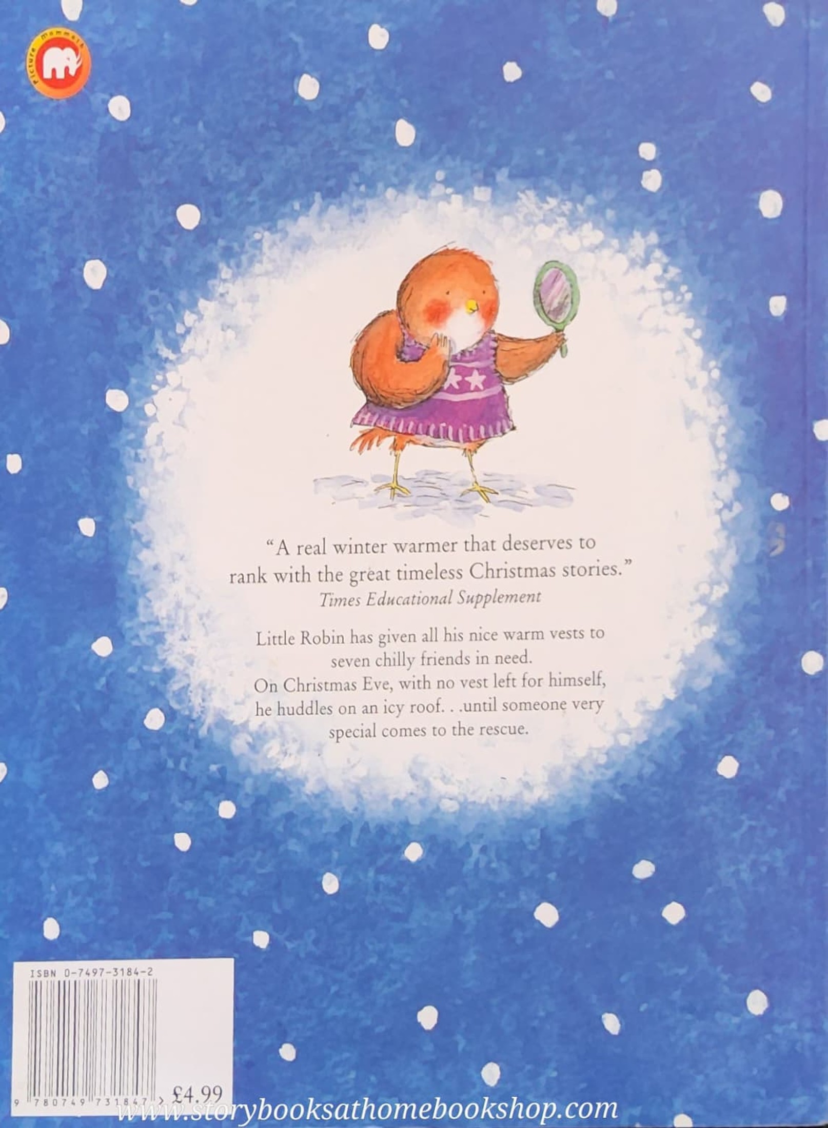 หนังสือนิทานปกอ่อน** 🍅🍓LITTLE ROBIN RED VEST BY JAN FEARNLEY