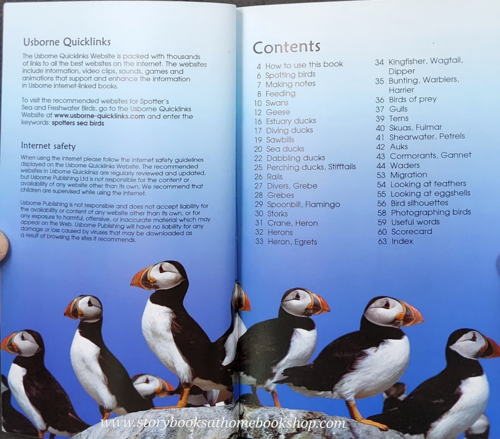 Knowledge Book** ð
ð
Usborne Spotter's Guide SEA&FRESHWATER BIRDS