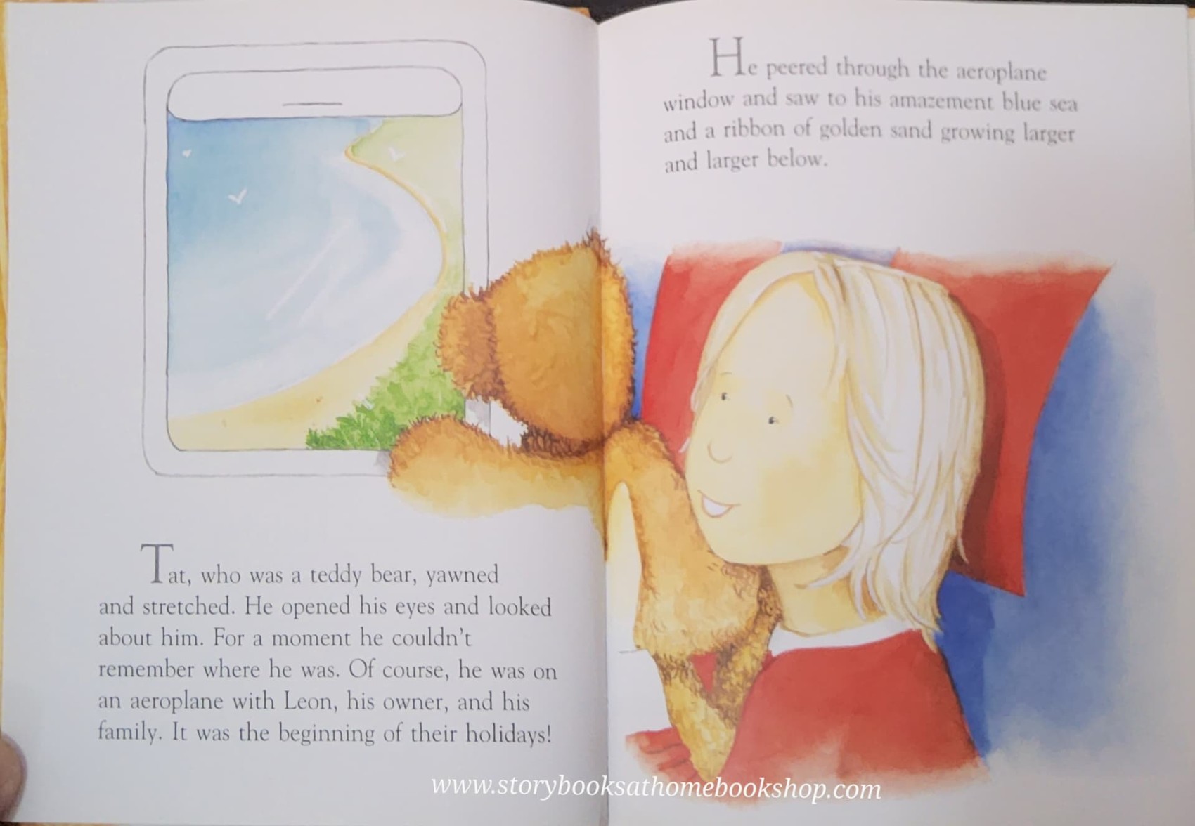 หนังสือนิทานปกแข็ง** ♥️ALICE'S BEAR SHOP: TAT'S PERFECT HOLIDAY BY RIKEY AUSTIN