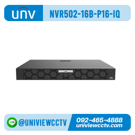 เครื่องบันทึก UNIVIEW รุ่น NVR502-16B-P16-IQ จำนวน 16 ช่อง POE