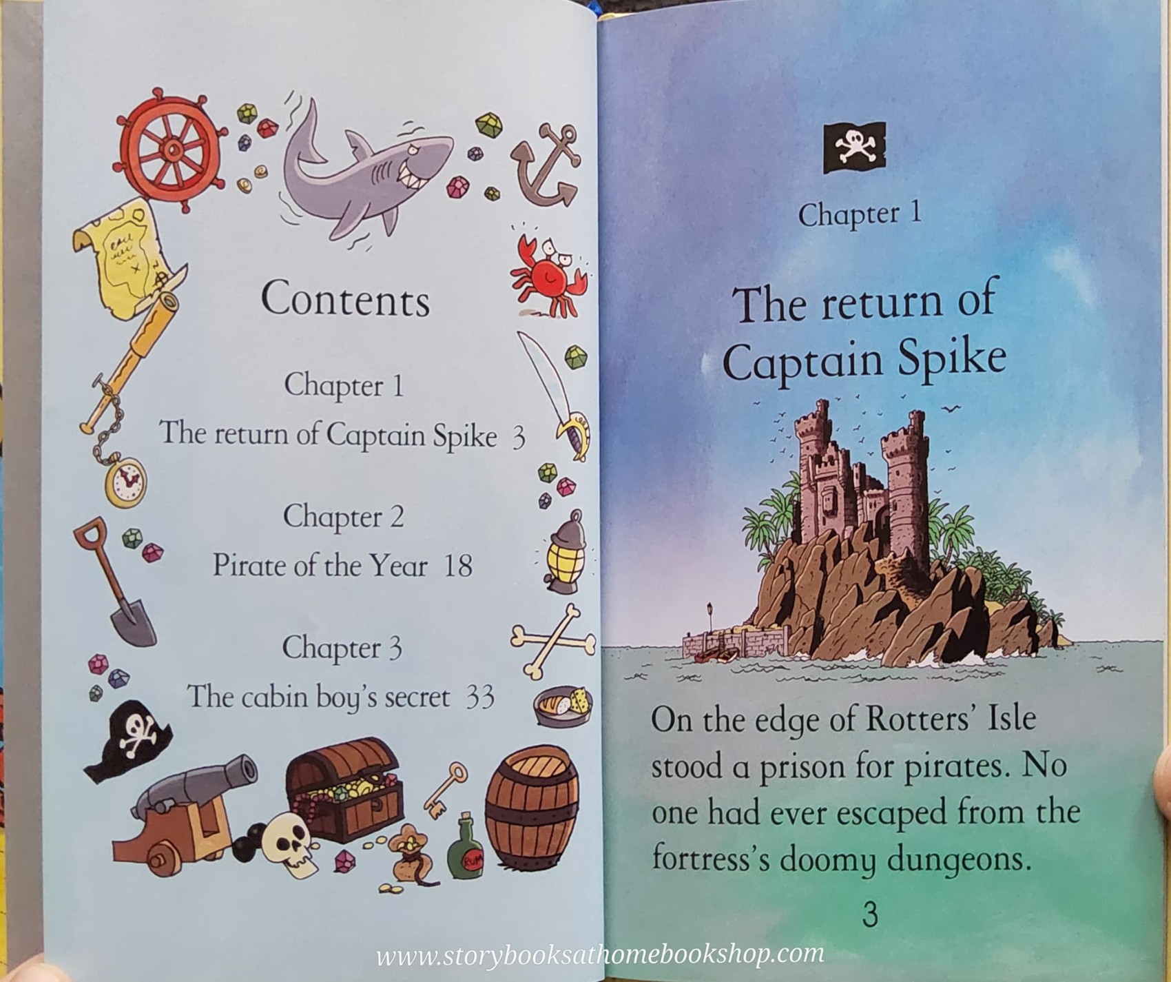 หนังสือนิทานปกแข็ง ** ♥️♥️USBORNE YOUNG READING: PIRATE ADVENTURES