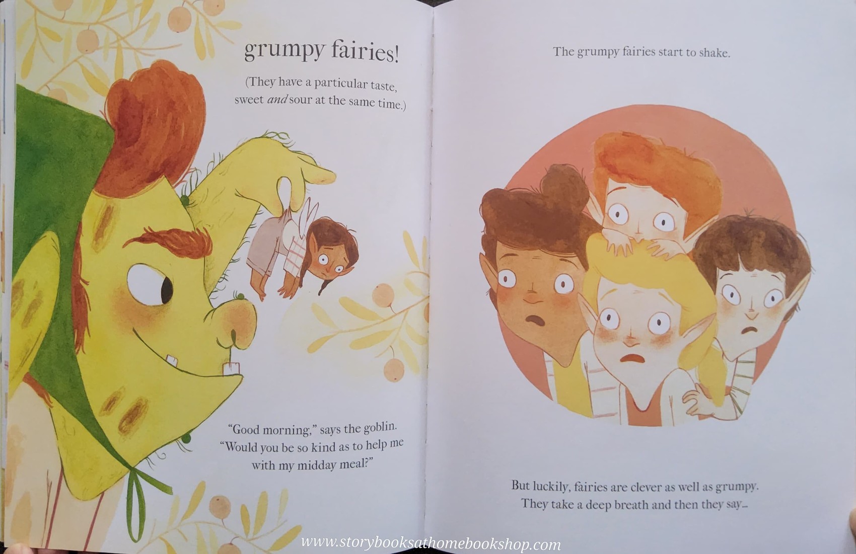 หนังสือนิทานปกอ่อน** 🍅🍓THE GRUMPY FAIRIES BY BETHAN STEVENS