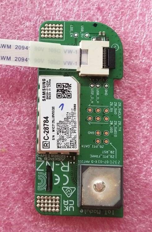 ตัวรับสัญญาณ Wifi ทีวีซัมซุง (SAMSUNG Wi-Fi Module) ของแท้ถอดจากเครื่อง รุ่นQA55Q60CAKXXT พาร์ทBN59-01435A