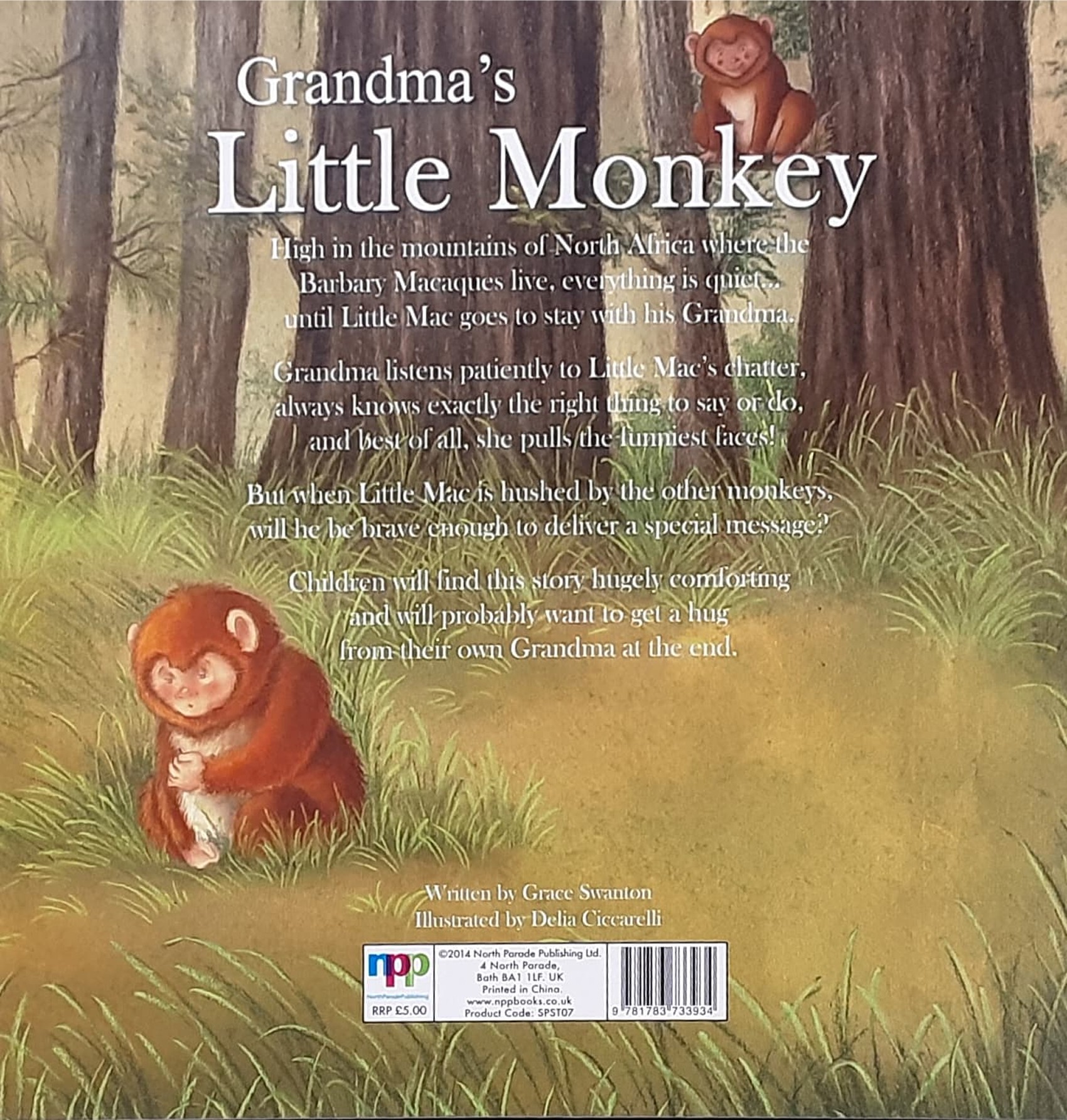 หนังสือนิทานปกอ่อน** 🍅🍓Grandma's Little Monkey