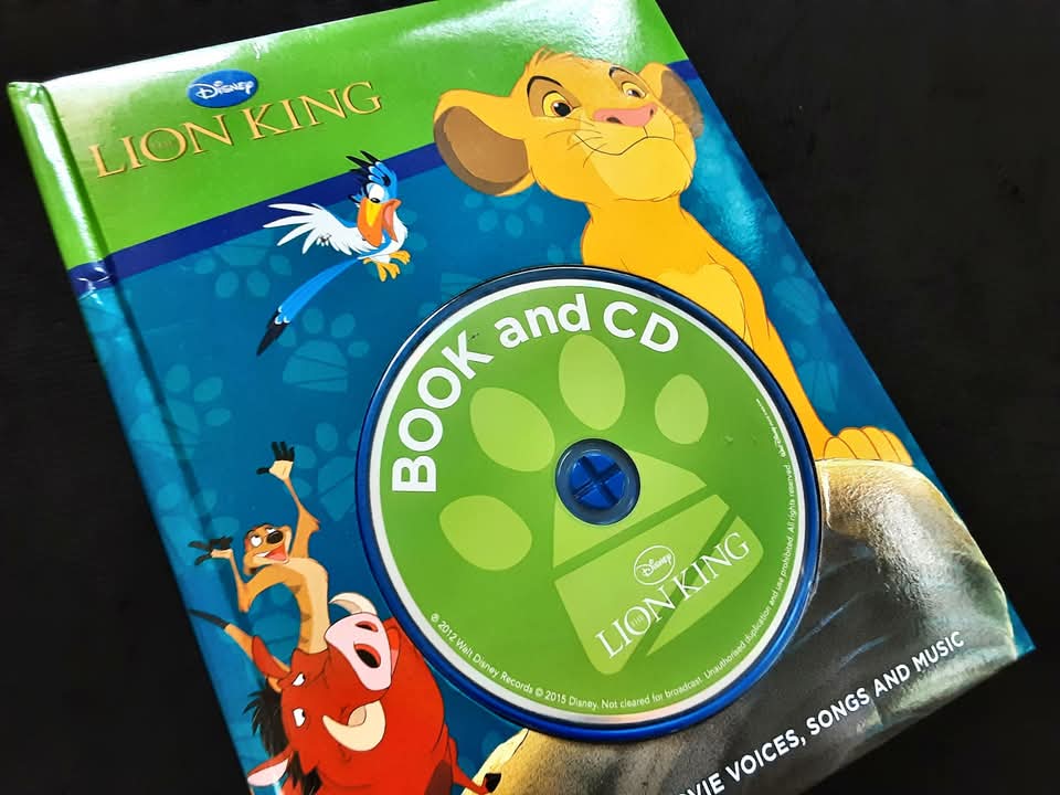 หนังสือนิทานปกแข็ง** 🍅🍅DISNEY THE LION KING WITH CD AUDIO