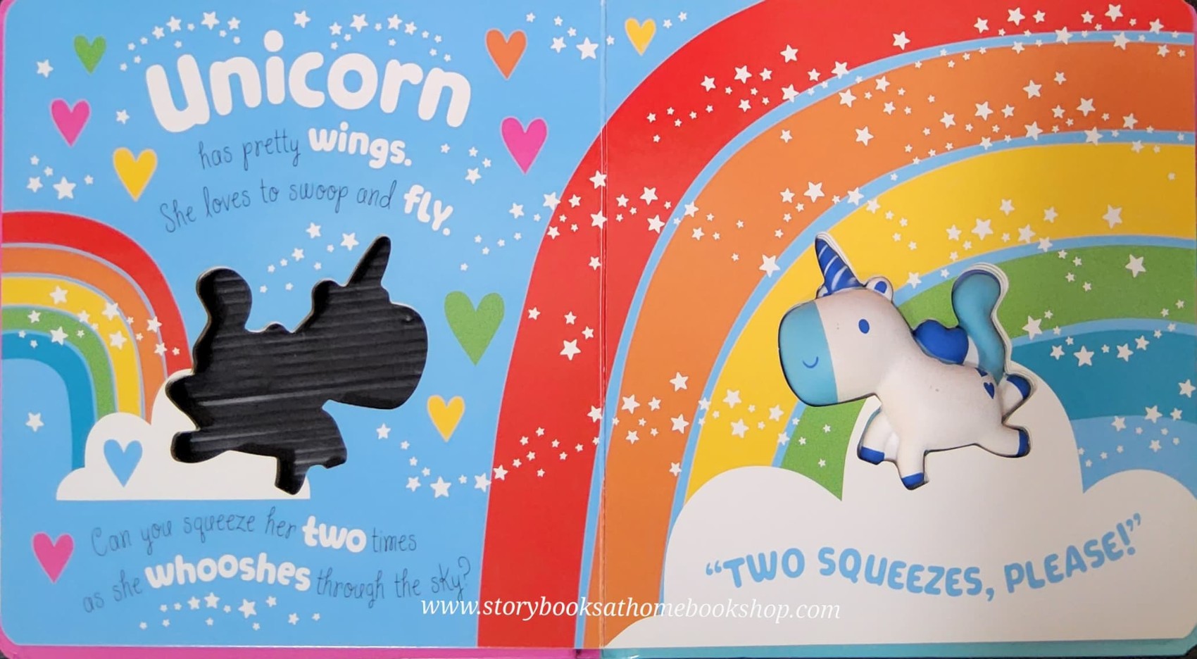 TOUCH AND FEEL BOARD BOOK ** 🍅SQUISH 'N' SQUEEZE UNICORN!