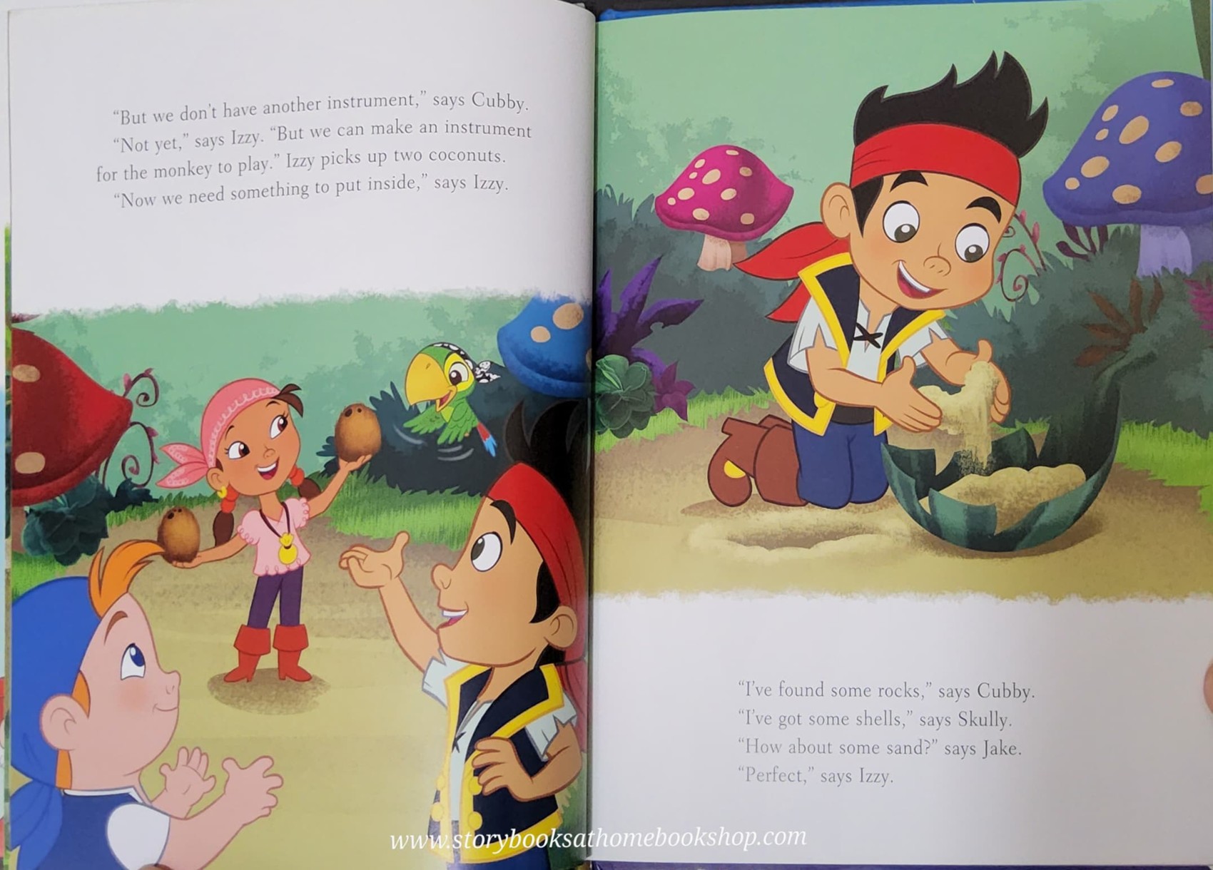 หนังสือนิทานปกแข็ง** 🍅🍅DISNEY JAKE NEVER LAND PIRATES MAGICAL STORY