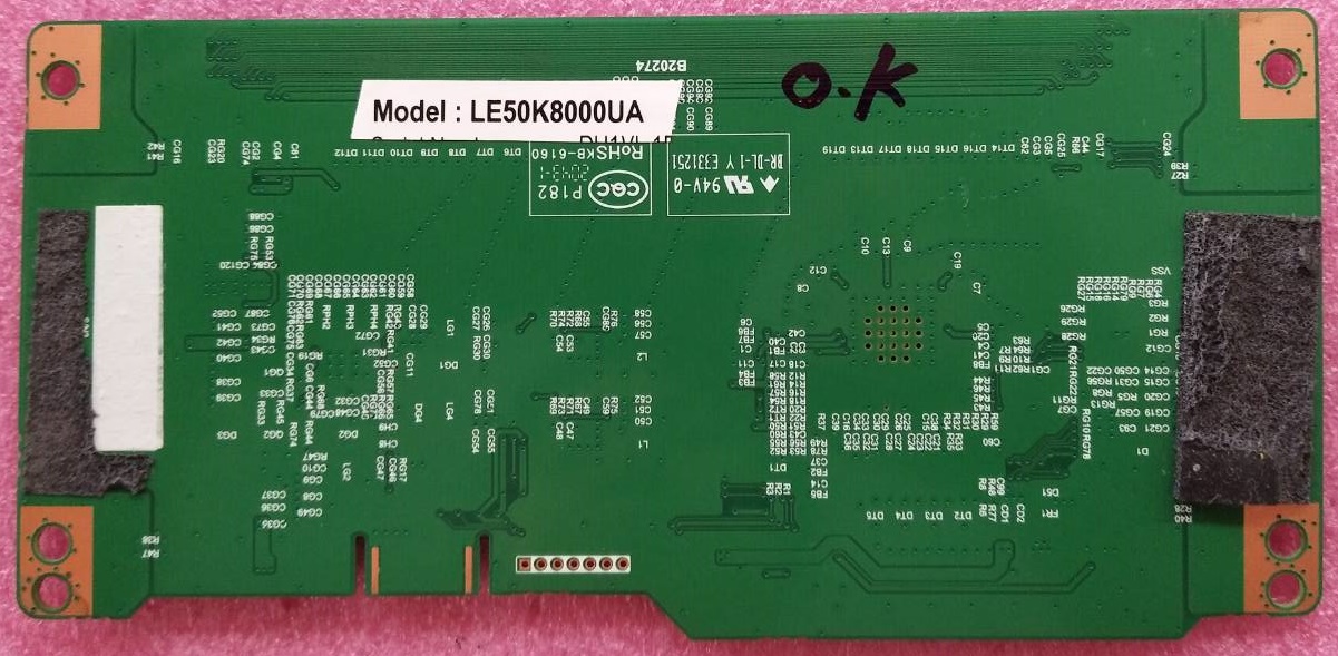 ทีคอนทีวี HAIER ไฮเออร์ ของแท้ถอดจากเครื่อง ใช้กับรุ่น LE50K8000UA พาร์ทที คอน TC.P500UHDPV7D.2