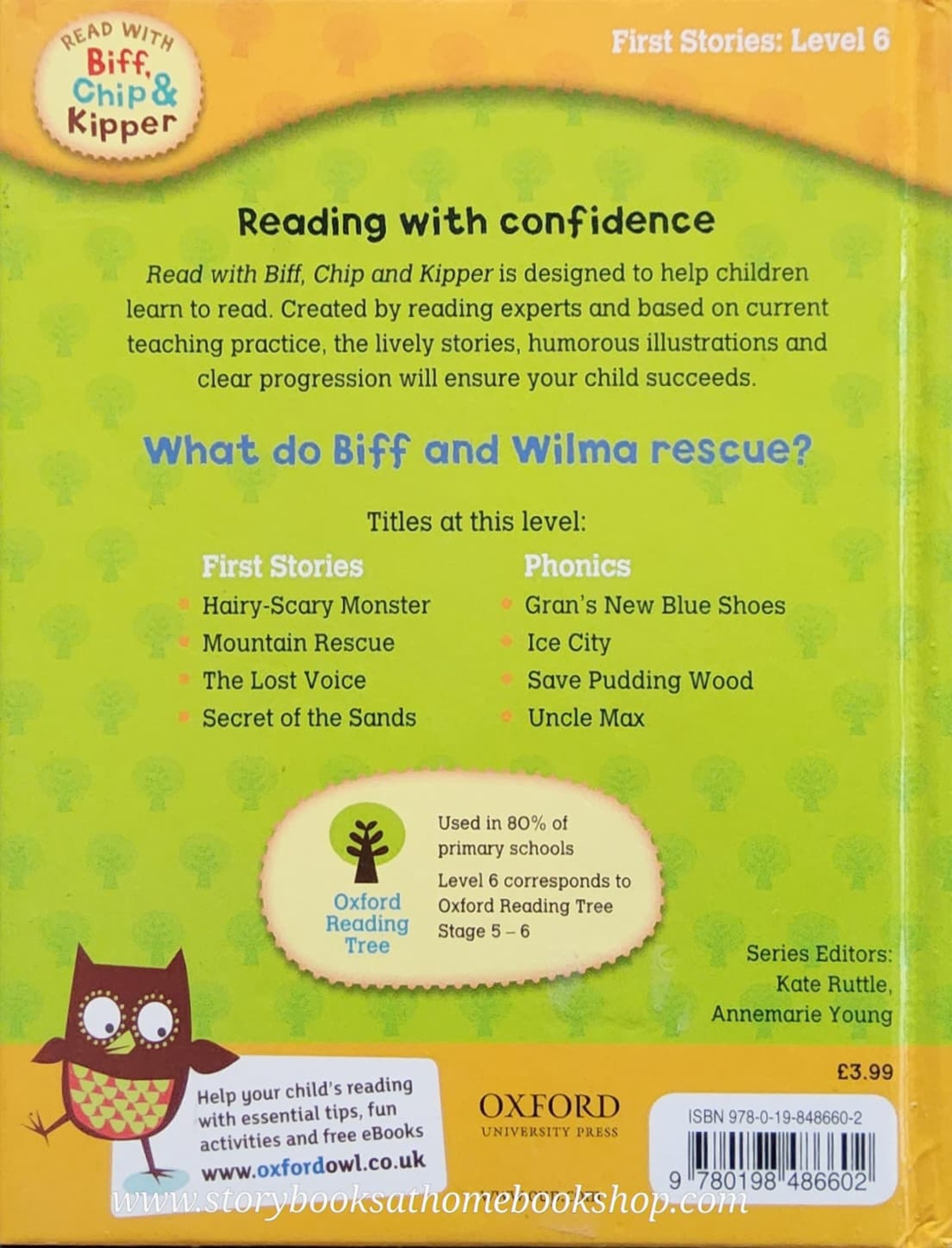 หนังสือนิทานปกแข็ง** 🍅🍅READ WITH BIFF,CHIP&KIPPER: MOUNTAIN RESCUE FIRST STORIES LEVEL6