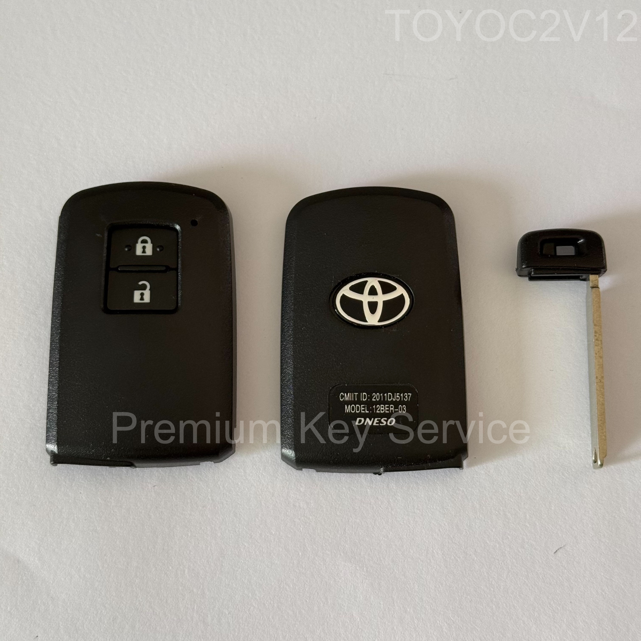 กรอบรีโมต Toyota Smart Key 2 ปุ่ม สามารถใส่ได้ทั้งวงจรและ XM38